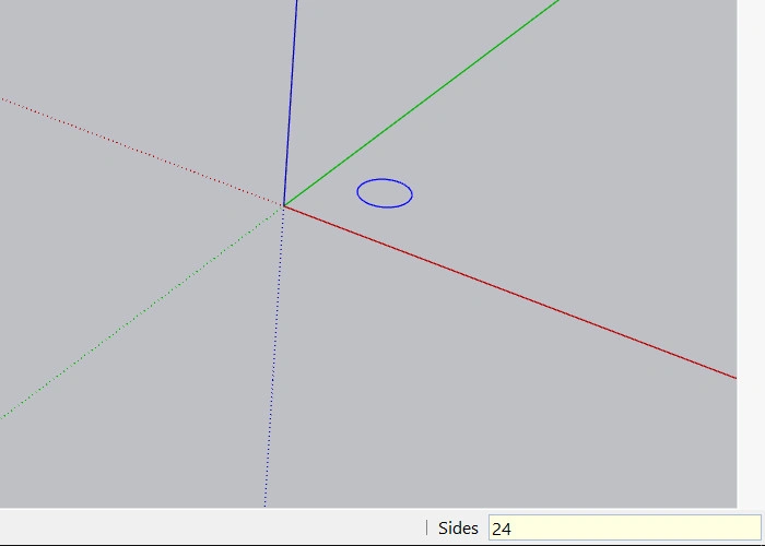sketchup circle sides